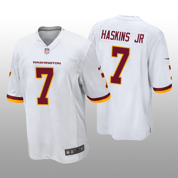 Men's Washington Football Team White #7 Dwayne Haskins Jr. Vapor Untouchable Limited Stitched NFL Jersey